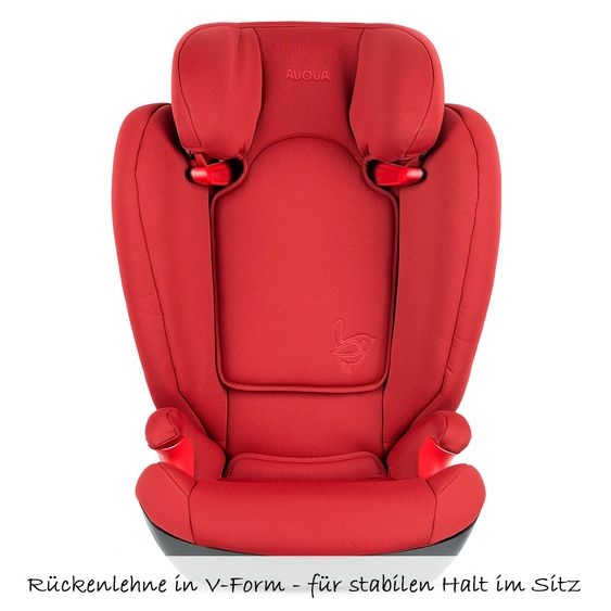 Avova Child seat Star i-Size 100 cm - 150 cm / 3 to 12 years - Maple Red