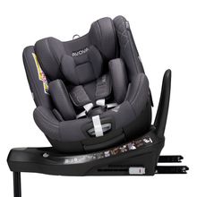 Reboarder-Kindersitz Alera 1 360° drehbar ab Geburt bis 4 Jahre 40 - 105 cm mit Isofix-Basis - Polar Grey Silver