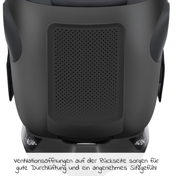 Avova Reboarder-Kindersitz Sperber-Fix 61 61 cm - 105 cm / 1 Jahr bis 4 Jahre mit Isofix - Koala Grey