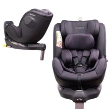 Seggiolino Reboarder Sperber-Fix i-Size 40 cm - 105 cm / dalla nascita ai 4 anni con Isofix - Koala Grey