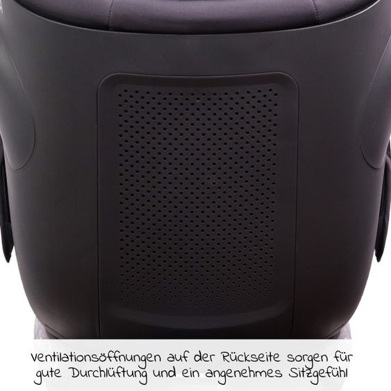 Avova Reboarder-Kindersitz Sperber-Fix i-Size 40 cm - 105 cm / ab der Geburt bis 4 Jahre mit Isofix - Koala Grey