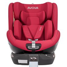 Reboarder child seat Swan-Fix i-Size from birth to 7 years (40 cm -125 cm) incl. Isofix base - Maple Red