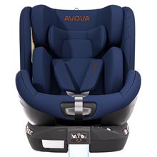 Reboarder child seat Swan-Fix i-Size from birth to 7 years (40 cm -125 cm) incl. Isofix base - River Blue