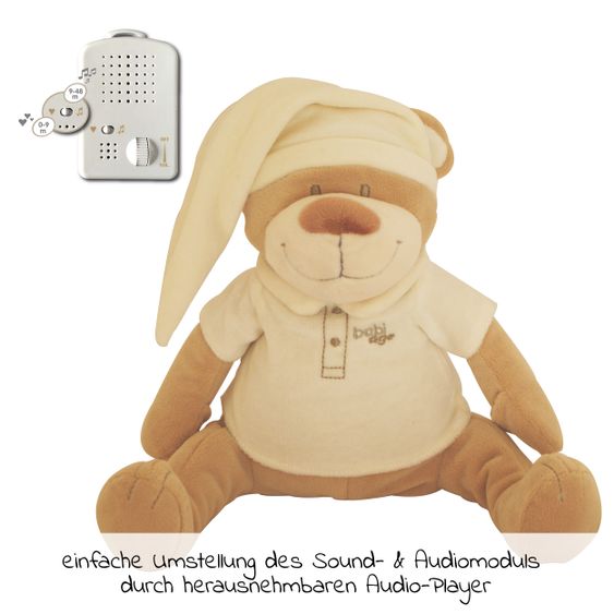 Babiage Doodoo Einschlafhilfe & Kuscheltier - Bär - Beige