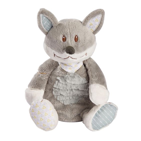 Babiage Doodoo Einschlafhilfe & Kuscheltier - Foxy - Grau