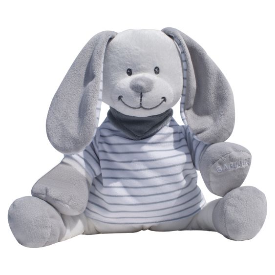 Babiage Doodoo Einschlafhilfe & Kuscheltier - Hase - Grau