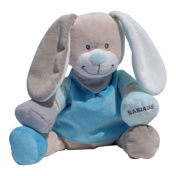 Babiage Doodoo Einschlafhilfe & Kuscheltier - Hase - Tutti-frutti Blau