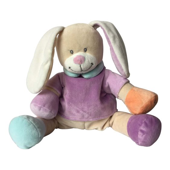 Babiage Doodoo Einschlafhilfe & Kuscheltier - Hase - Tutti-frutti Pink