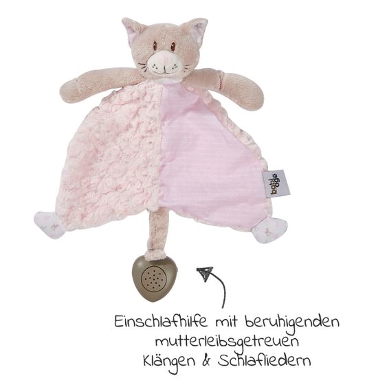 Babiage Doodoo Einschlafhilfe & Kuscheltier - Kitty Mini - Pink