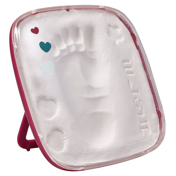 Baby Art Gipsabdruck-Set Hello Baby - Burgundy