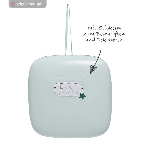 Baby Art Gipsabdruck-Set Hello Baby - Galactic Green