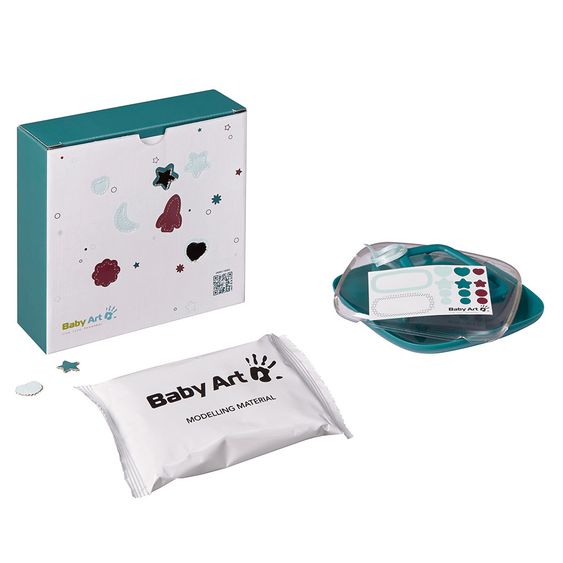 Baby Art Gipsabdruck-Set Hello Baby - Galactic Green