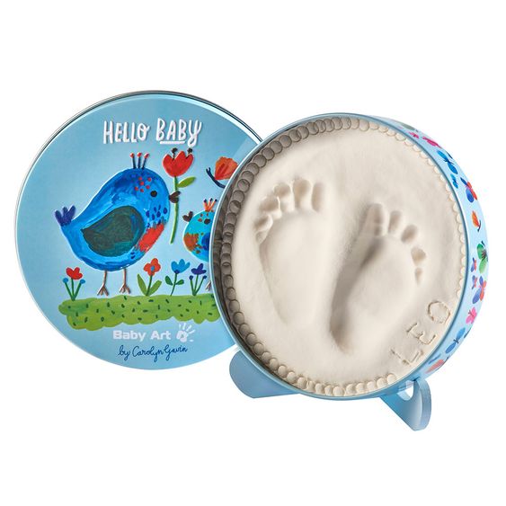 Baby Art Scatola magica con calco in gesso - Edizione limitata di uccelli