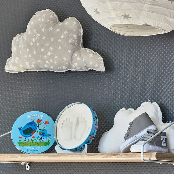 Baby Art Scatola magica con calco in gesso - Edizione limitata di uccelli