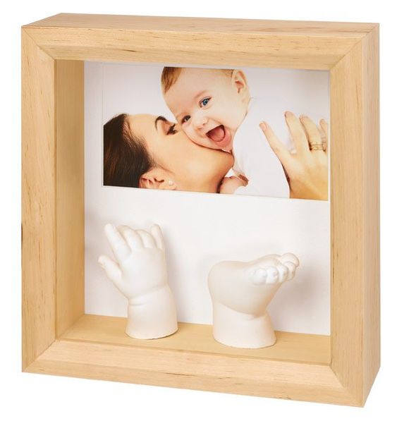 Baby Art Rahmen für Foto & Skulptur Photo Sculpture Frame - Natural