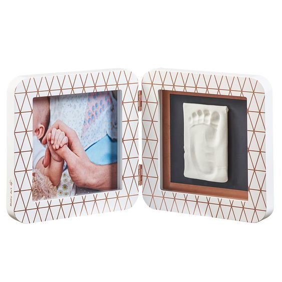 Baby Art Rahmen für Foto und Gipsabdruck My Baby Touch - Special Edition - White