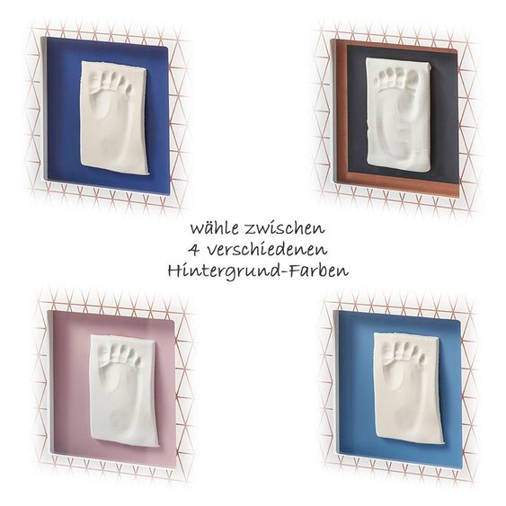 Baby Art Rahmen für Foto und Gipsabdruck My Baby Touch - Special Edition - White