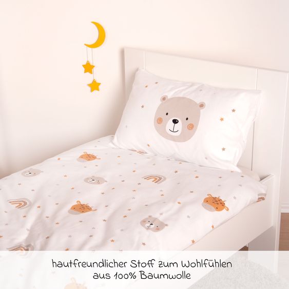 Baby Best Bettwäsche Flanell 100 x 135 cm - Little Friends