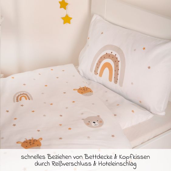Baby Best Bettwäsche Flanell 100 x 135 cm - Little Friends