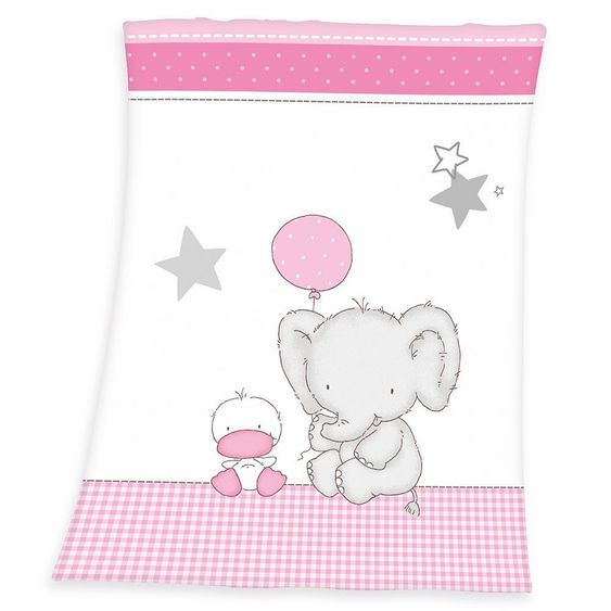 Baby Best Kuscheldecke 75 x 100 cm - Elefant & Ente