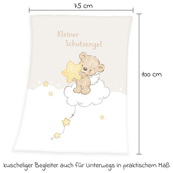 Baby Best Kuscheldecke 75 x 100 cm - Kleiner Schutzengel