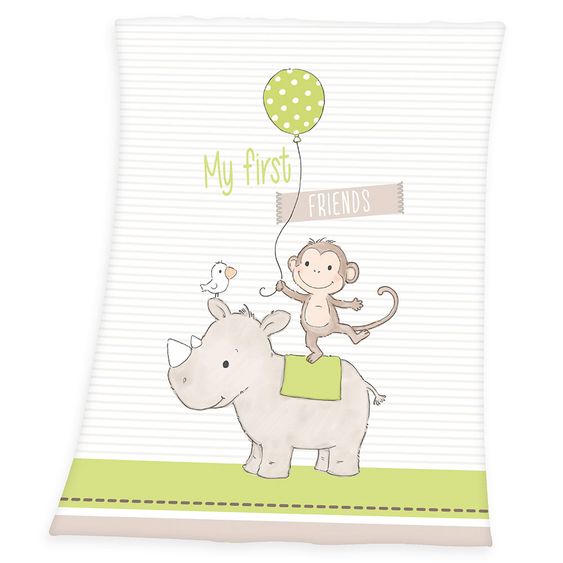 Baby Best Cuddle blanket 75 x 100 cm - My first friends