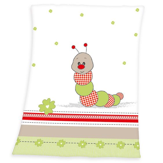 Baby Best Kuscheldecke 75 x 100 cm - Raupe