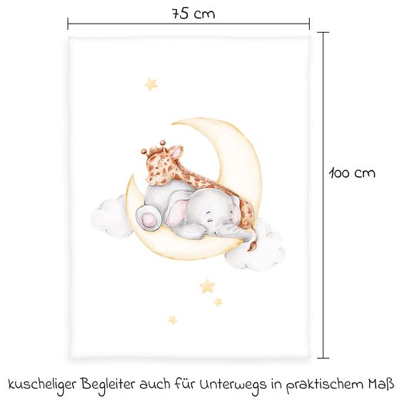Baby Best Kuscheldecke 75 x 100 cm - Sleeping on the moon