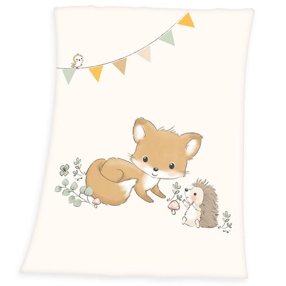 Baby Best Cuddle blanket - 75 x 100 cm - forest friends