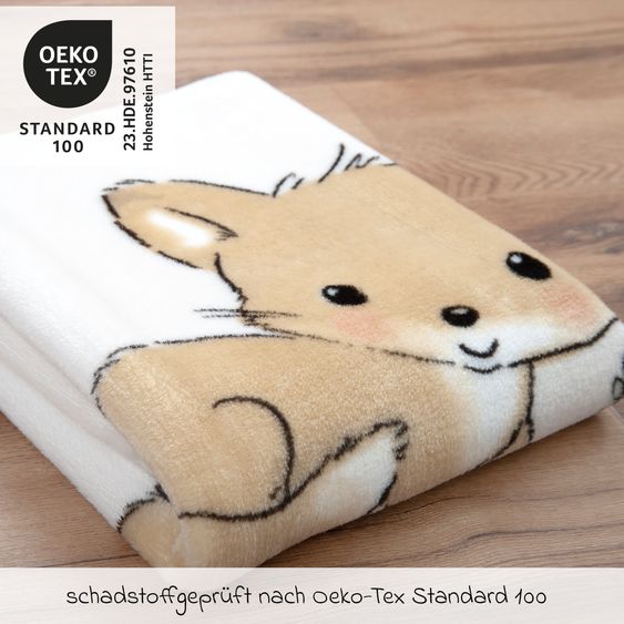 Baby Best Kuscheldecke - 75 x 100 cm - Waldfreunde