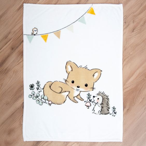 Baby Best Kuscheldecke - 75 x 100 cm - Waldfreunde