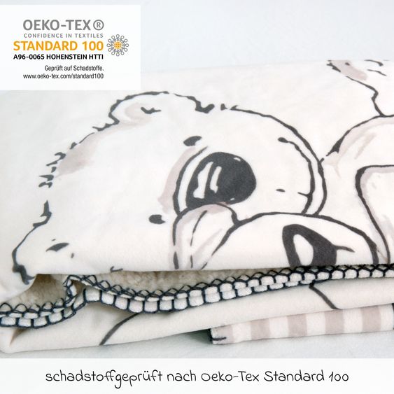 Baby Best Kuscheldecke mit Flauschseite 75 x 100 cm - Kleiner Lieblingsmensch