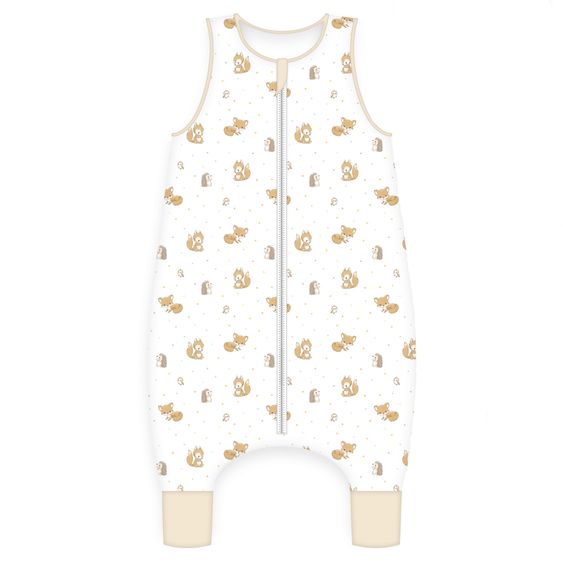 Baby Best Schlaf-Overall wattiert Jersey - Waldfreunde - Gr. 70 cm