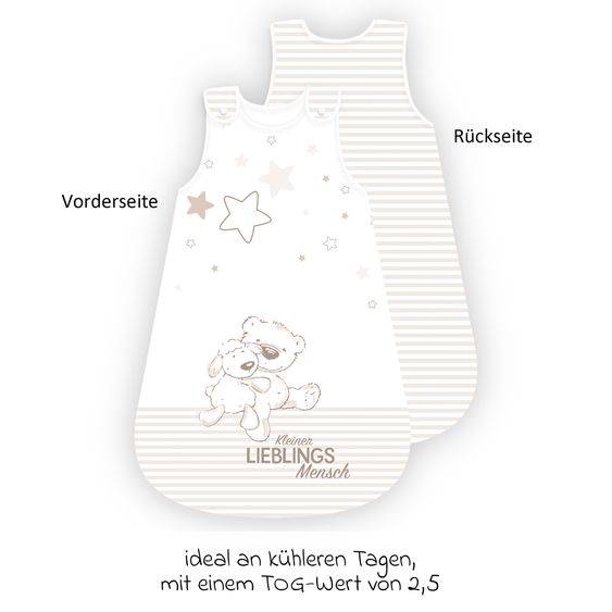 Baby Best Sacco a pelo imbottito Jersey - Piccolo Personaggio Preferito - Gr. 70 cm