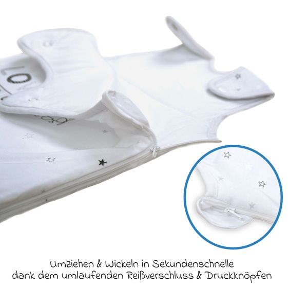 Baby Best Schlafsack wattiert - Sleeping Little Bear - Gr. 70 cm