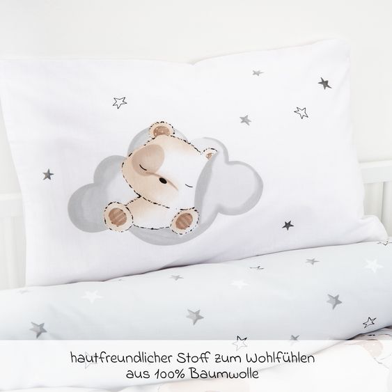 Baby Best Wende-Bettwäsche 100 x 135 cm - Good Night