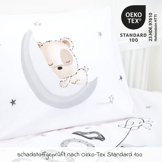 Baby Best Wende-Bettwäsche 100 x 135 cm - Good Night