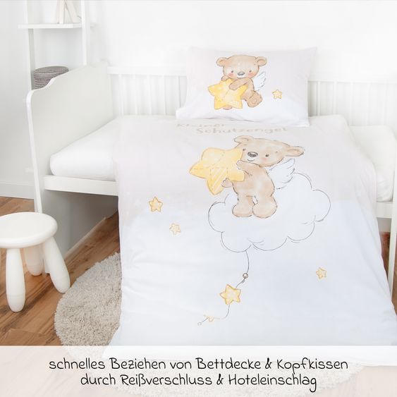 Baby Best Wende-Bettwäsche 100 x 135 cm - Kleiner Schutzengel