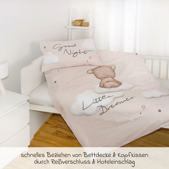 Baby Best Wende-Bettwäsche 100 x 135 cm - Little Dreamer