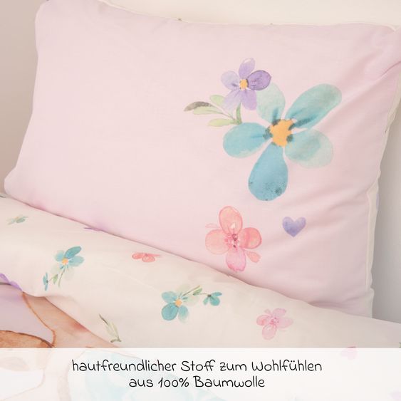 Baby Best Wende-Bettwäsche 100 x 135 cm - Little Turtle