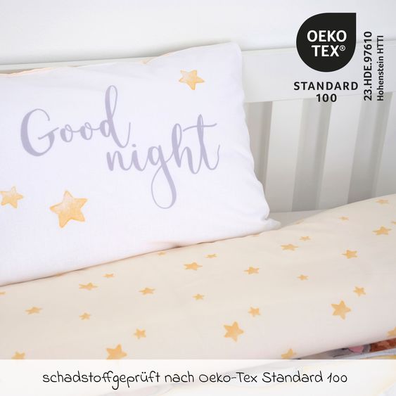 Baby Best Wende-Bettwäsche 100 x 135 cm - Sleeping on the moon