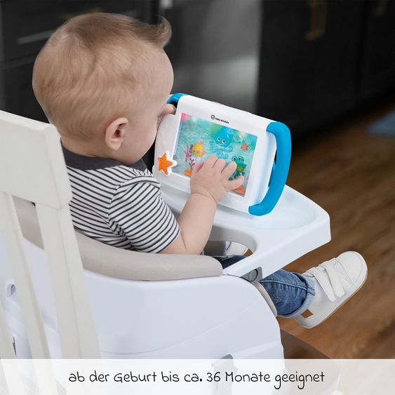 Baby Einstein Licht - und Musikspielzeug On-the-Go Sea Dreams Soother mit Licht, Musik, Meeresgeräusche und Bewegung - Blau
