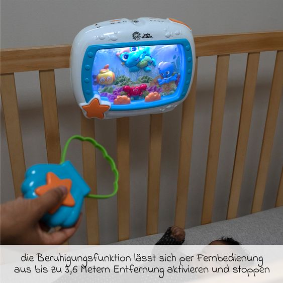 Baby Einstein Nacht- und Schlummerlicht Sea Dreams mit Lichter und Melodien inkl. Fernbedienung - Blau