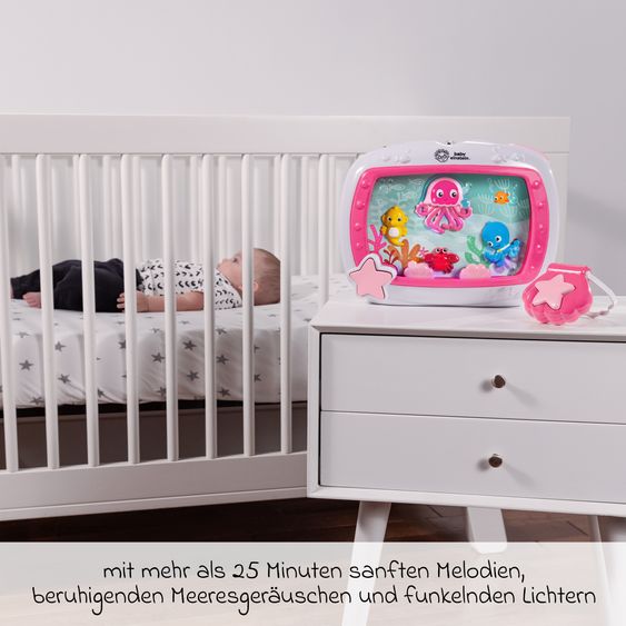 Baby Einstein Nacht- und Schlummerlicht Sea Dreams mit Lichter und Melodien inkl. Fernbedienung - Pink