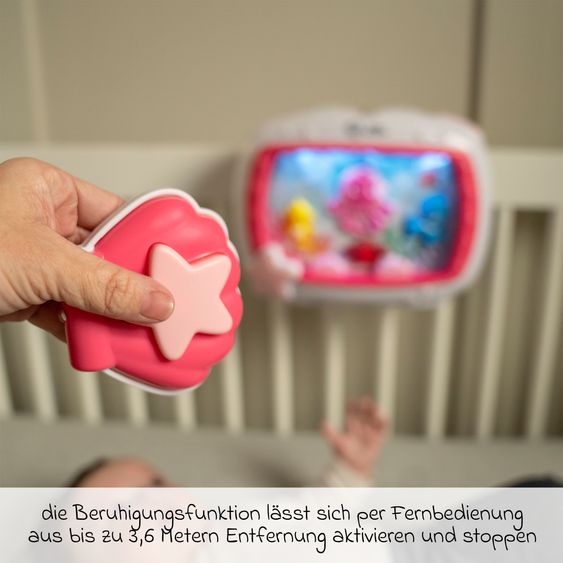 Baby Einstein Nacht- und Schlummerlicht Sea Dreams mit Lichter und Melodien inkl. Fernbedienung - Pink