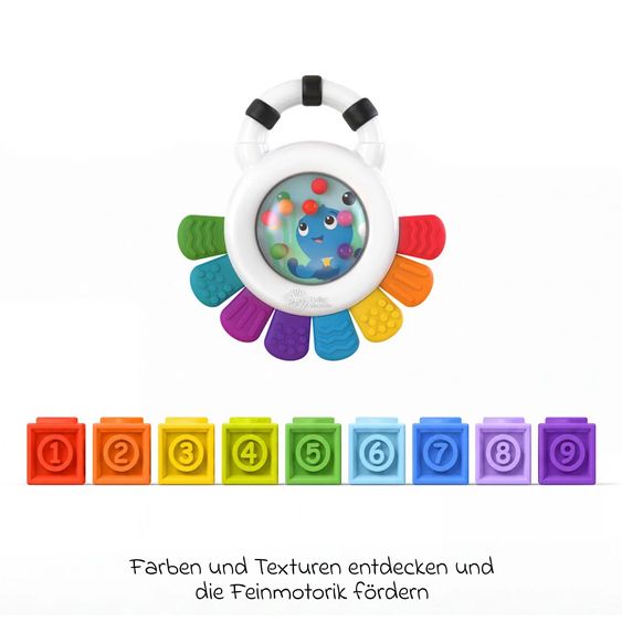 Baby Einstein Spielset Opus's Colorful Learning™ mit 9 Stapelblöcke, 1 Rassel - Bunt