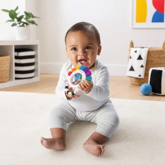 Baby Einstein Spielset Opus's Colorful Learning™ mit 9 Stapelblöcke, 1 Rassel - Bunt