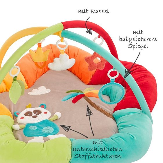 Fehn 3D Activity Nest Panda - Jungle Heroes