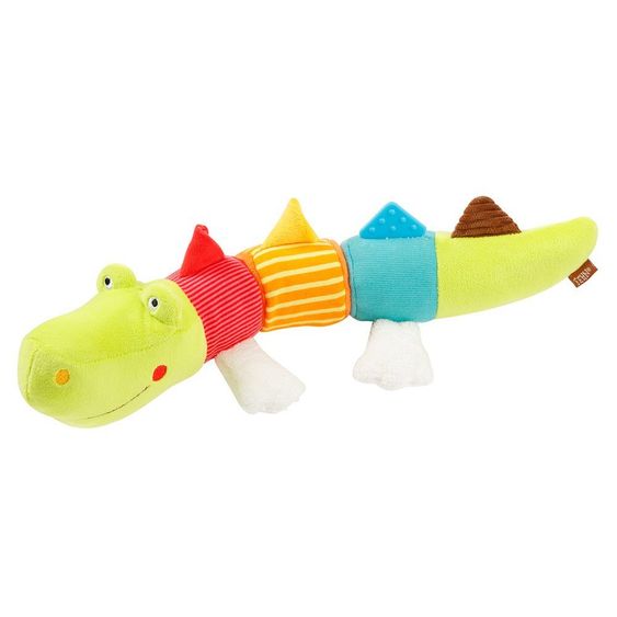 Fehn Activity-Greifling Krokodil 40 cm - Jungle Heroes