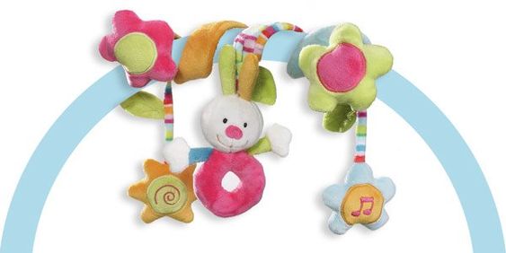Fehn Activity-Spirale Hase - 70´s Classics